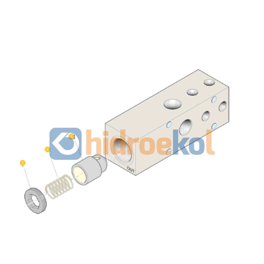 Epiroc-3176293510 Hidrolik Valf (Epiroc)-