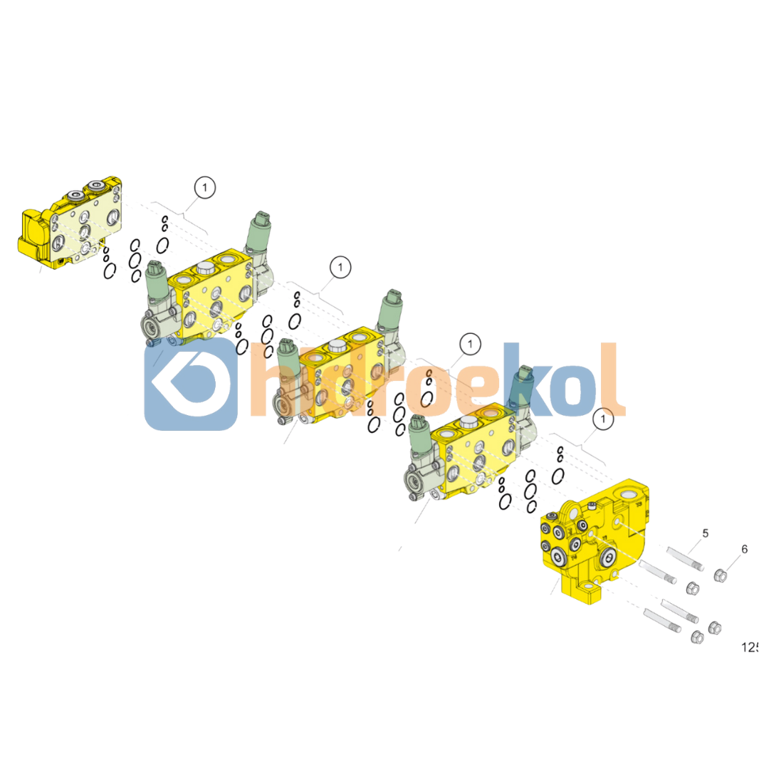 Epiroc-3222329046 Hidrolik Valf (Epiroc)-