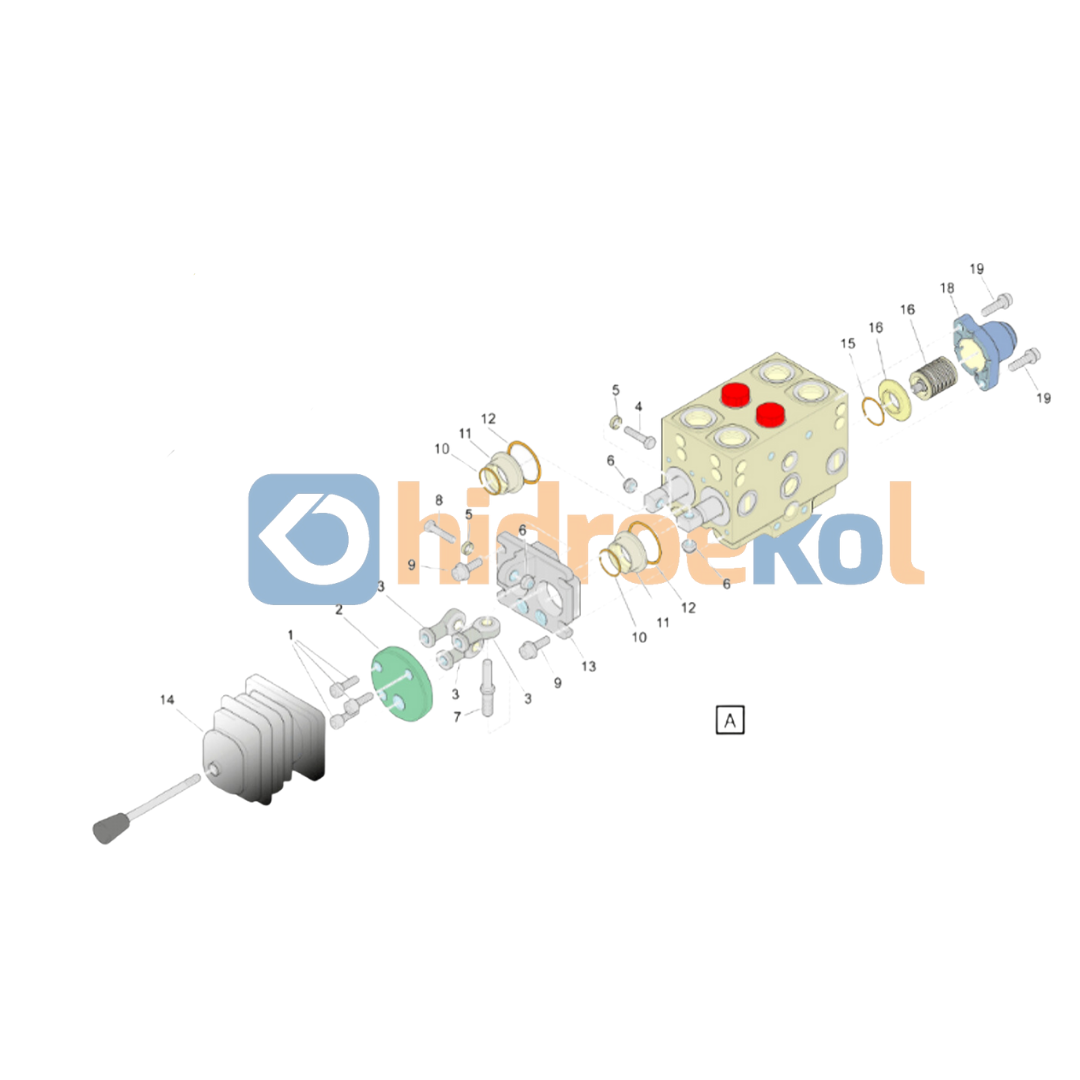 Epiroc-3222330935 Hidrolik Valf (Epiroc)-