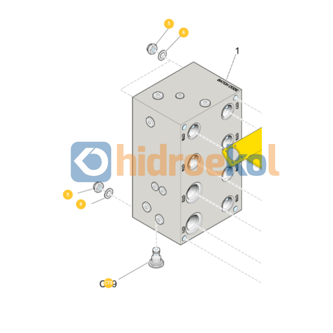 Epiroc-3222331621 Hidrolik Valf (Epiroc)-