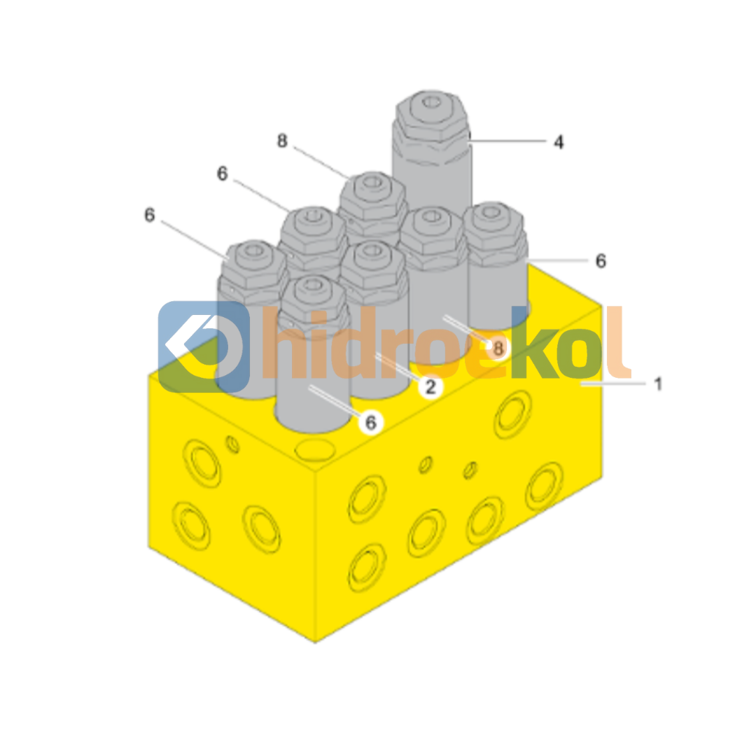 Epiroc-3222333272 Hidrolik Valf (Epiroc)-