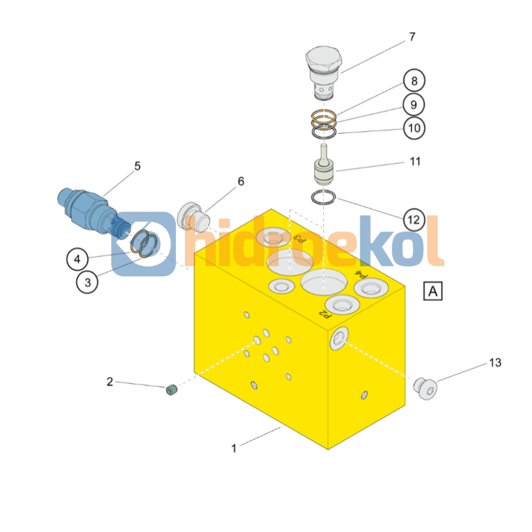 Epiroc-3222338325 Hidrolik Valf (Epiroc)-