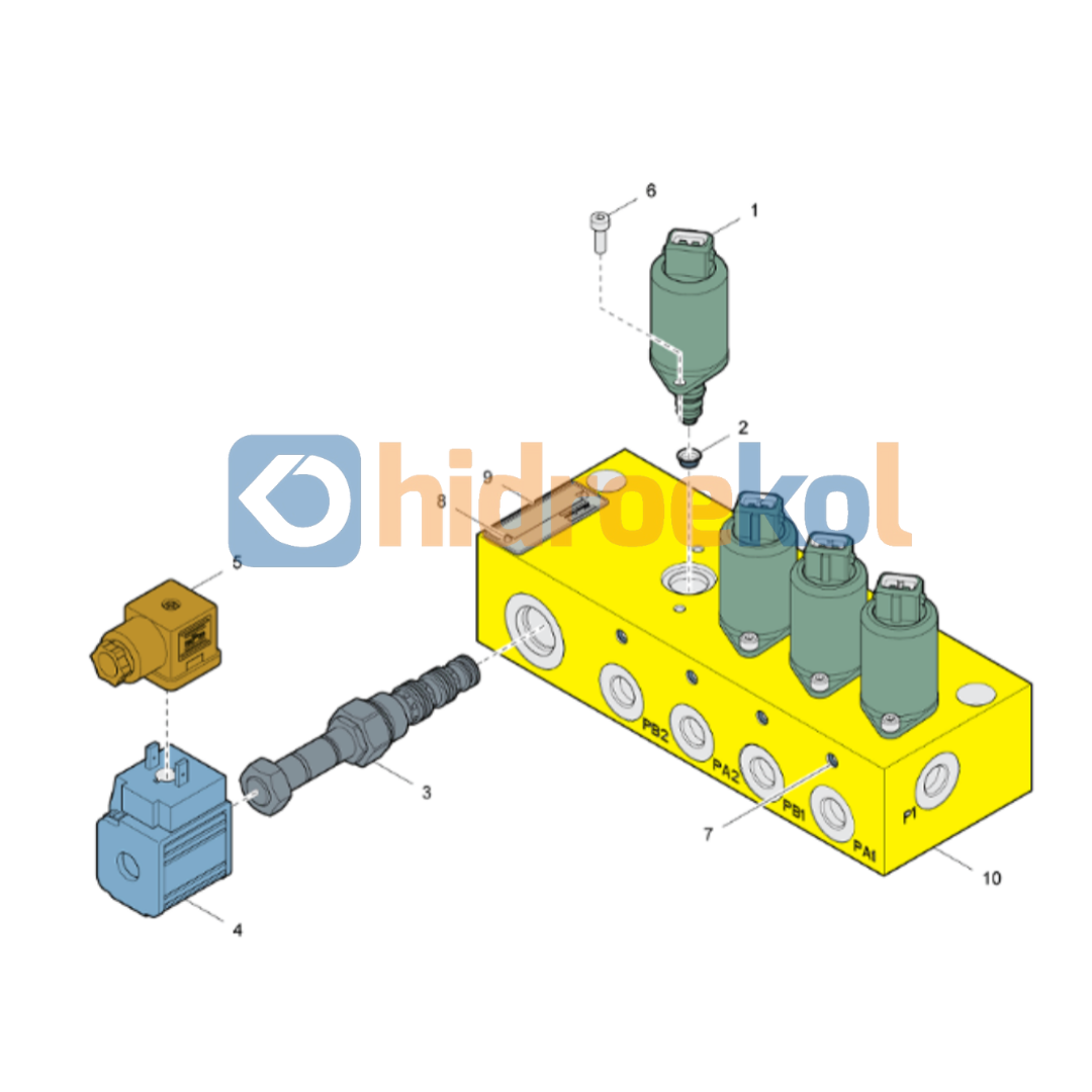 Epiroc-3222347904 Hidrolik Valf (Epiroc)-